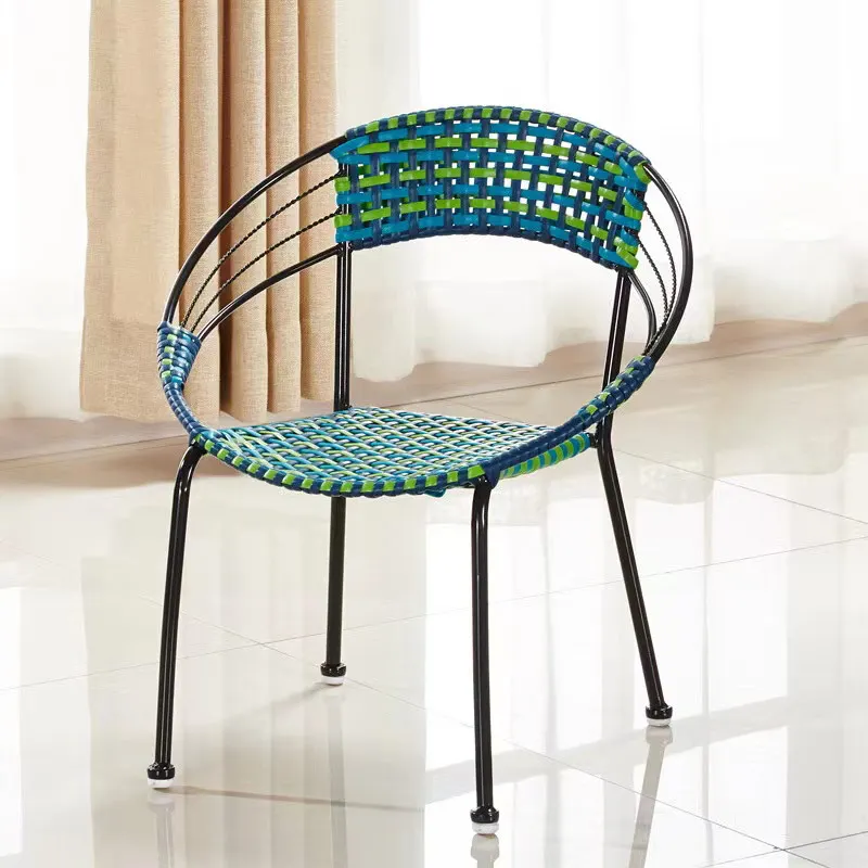 Garden Balcony Modern Dining Dine Room Hotel Restaurant Patio Furniture Set Rattan Dining Plastic Chair