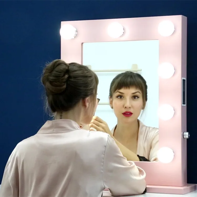 Прямая поставка с завода, настольное зеркало для макияжа ILLUMIR, голливудское зеркало с лампой, светодиодные зеркала для туалетного столика