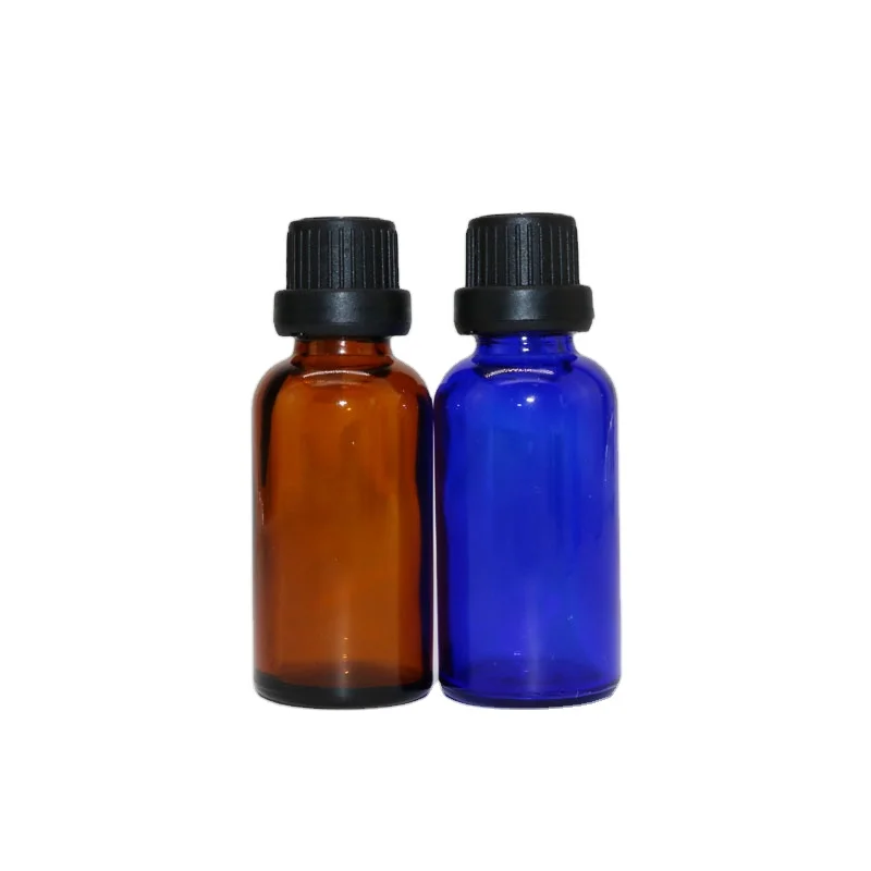 Hot sales 5ml 10ml 15ml 30ml amber glass essential oil bottle with euro dropper cap