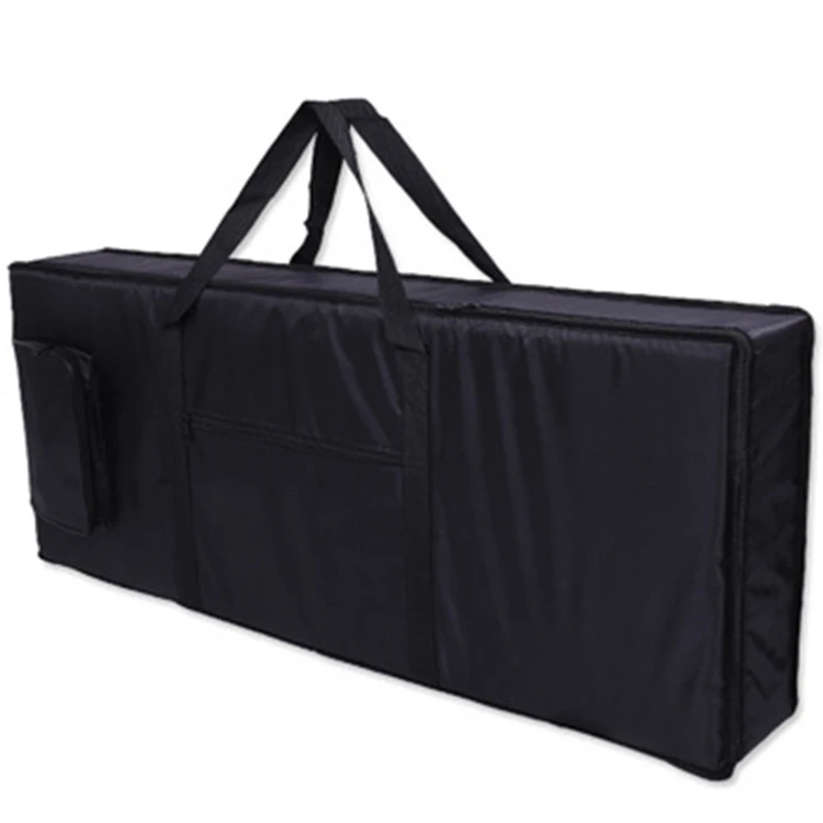 H098 Wholesale Sac A Dos Sac 420D Oxford 61 Key Electronic Piano Keyboard Gig Bag Adjustable Music Instrument Carried Backpacks