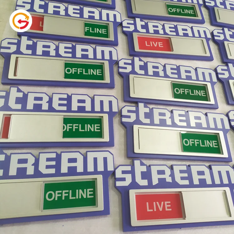 JAGUARSIGN Custom Bathroom Door Vacant Occupied Sign Magnetic Slider Privacy Sign Conference Meeting Room Occupied Sign