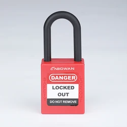 China Manufacturer M-N38KD Durable Light weight Abs Lockout Padlock Security Padlock