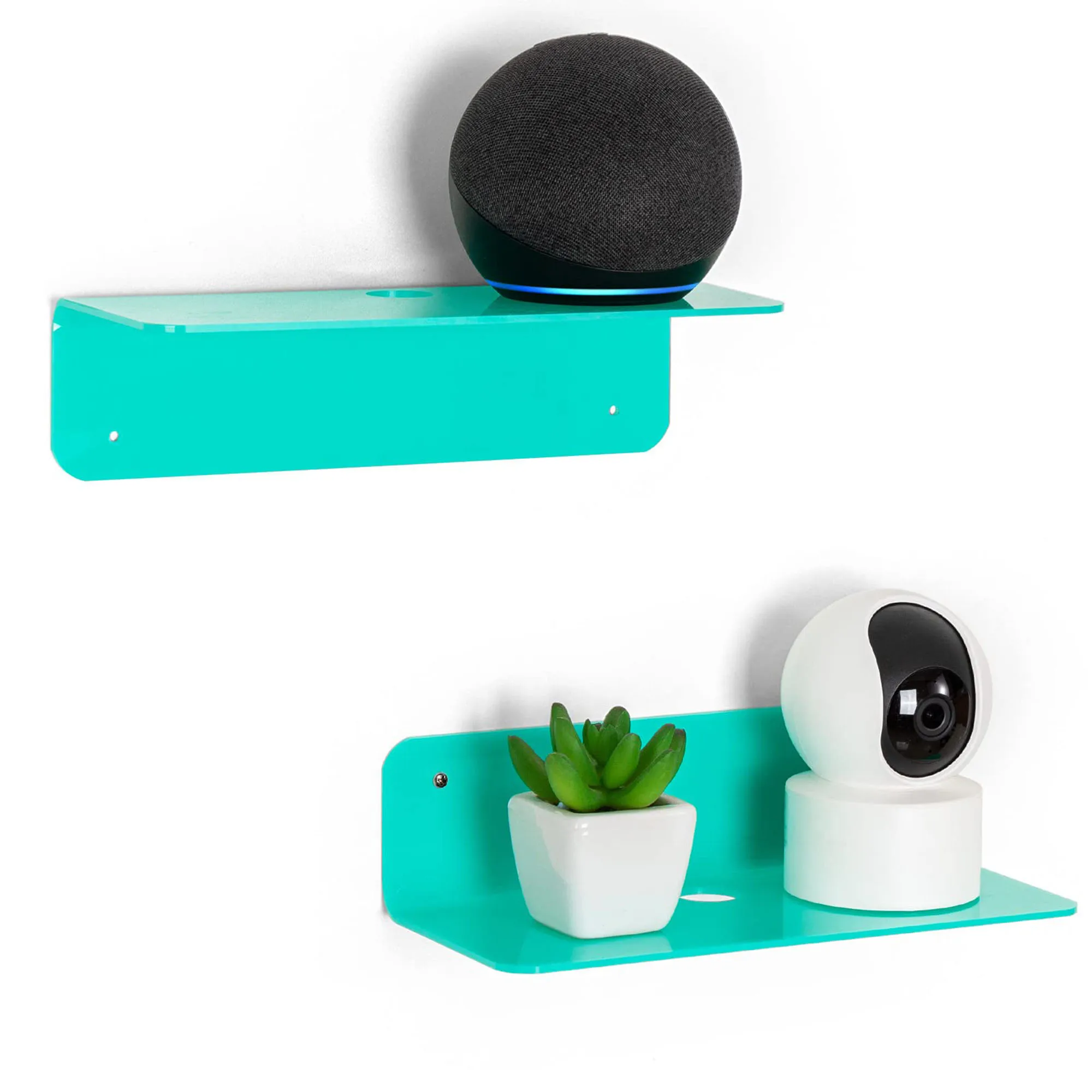 2 Pack Corner Shower Caddy Transparent Wall mounted Bathroom Acrylic Corner Shelf