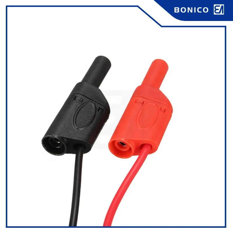 BNC с банановым штекером с покрытием 4 мм, набор двухсторонних испытательных проводов