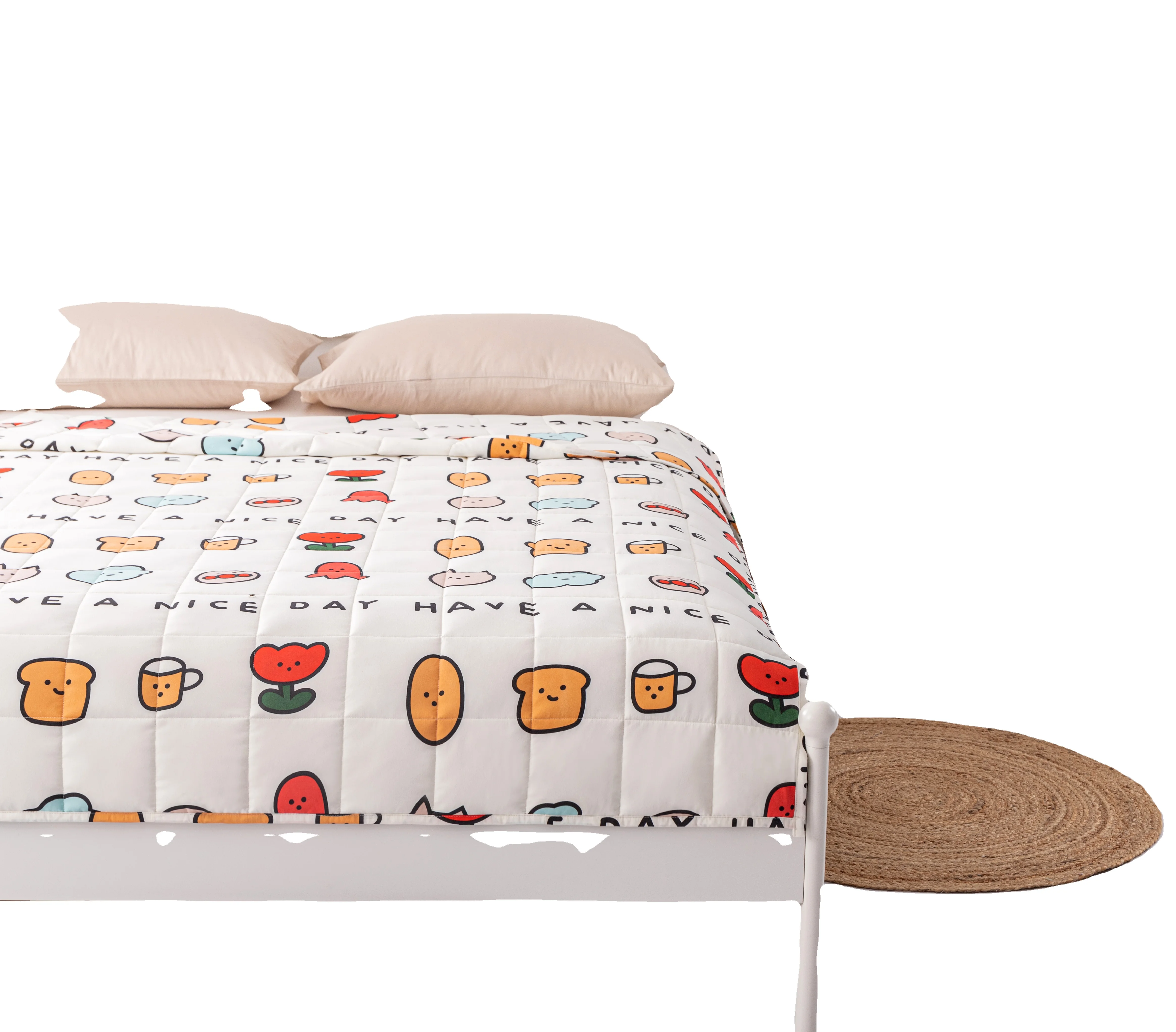 Comfortable Weighted Blanket Kids Beads Premium Cotton Soft Breathable Baby Heavy Blankets