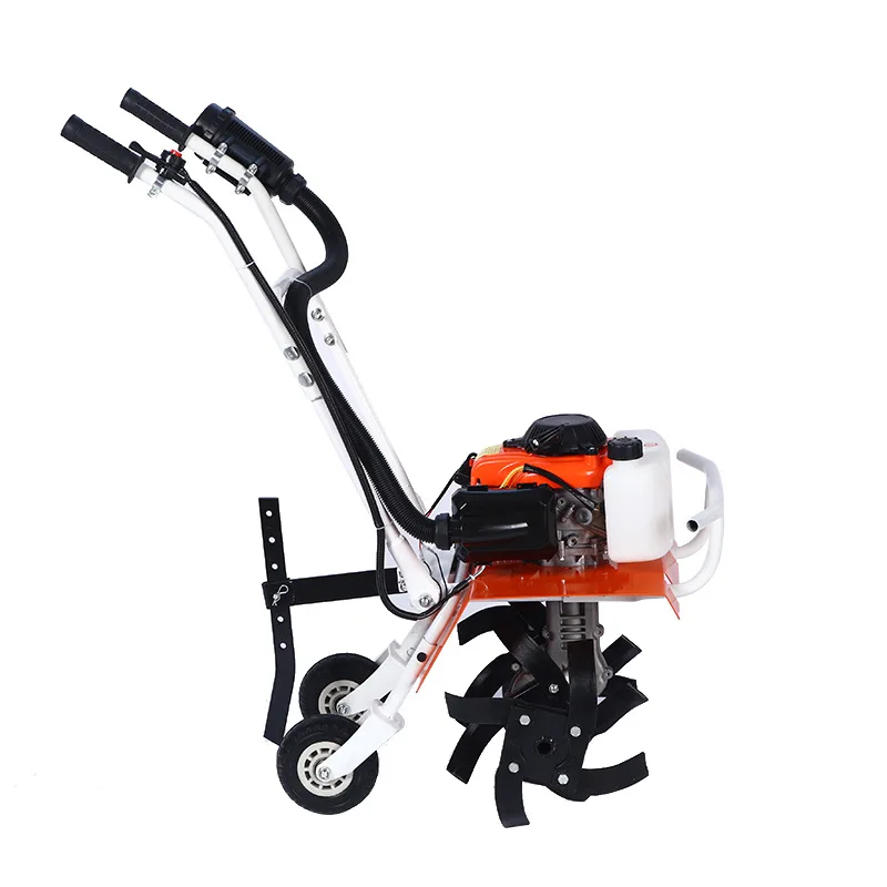 Multifunctional Household Hand Pushed Lawn Cultivator Use for Weeding and Soil Loosening Power Tool