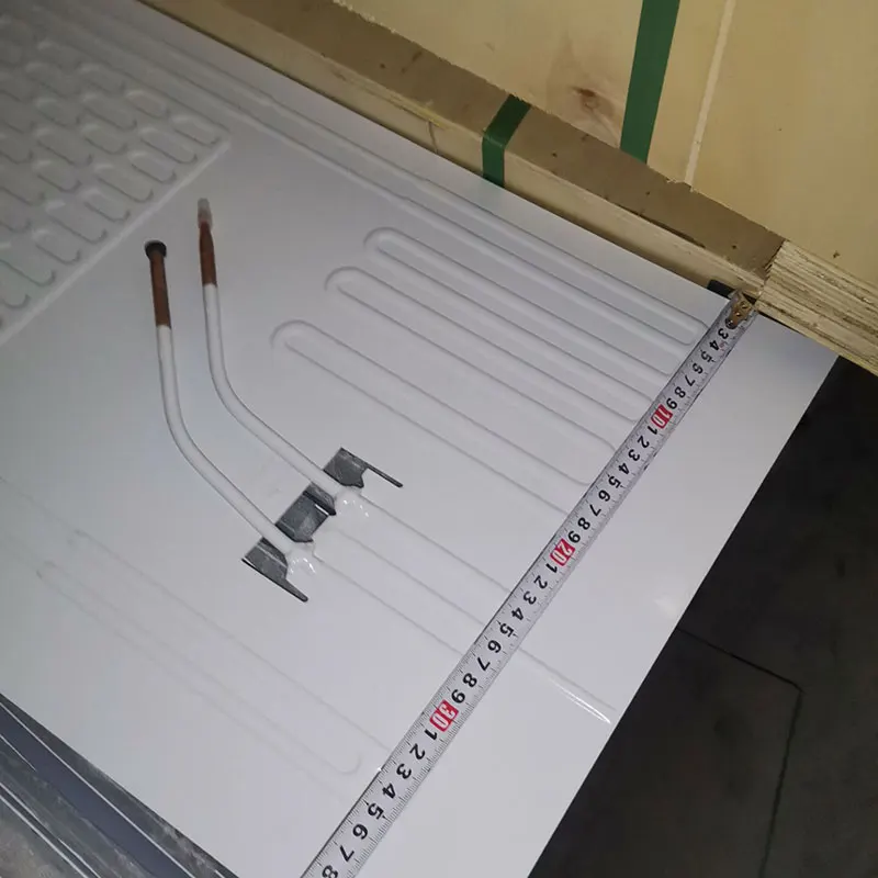 105cmx47cmx1.2mm Double Tube Aluminum Plate Refrigerator Roll Bond Evaporator