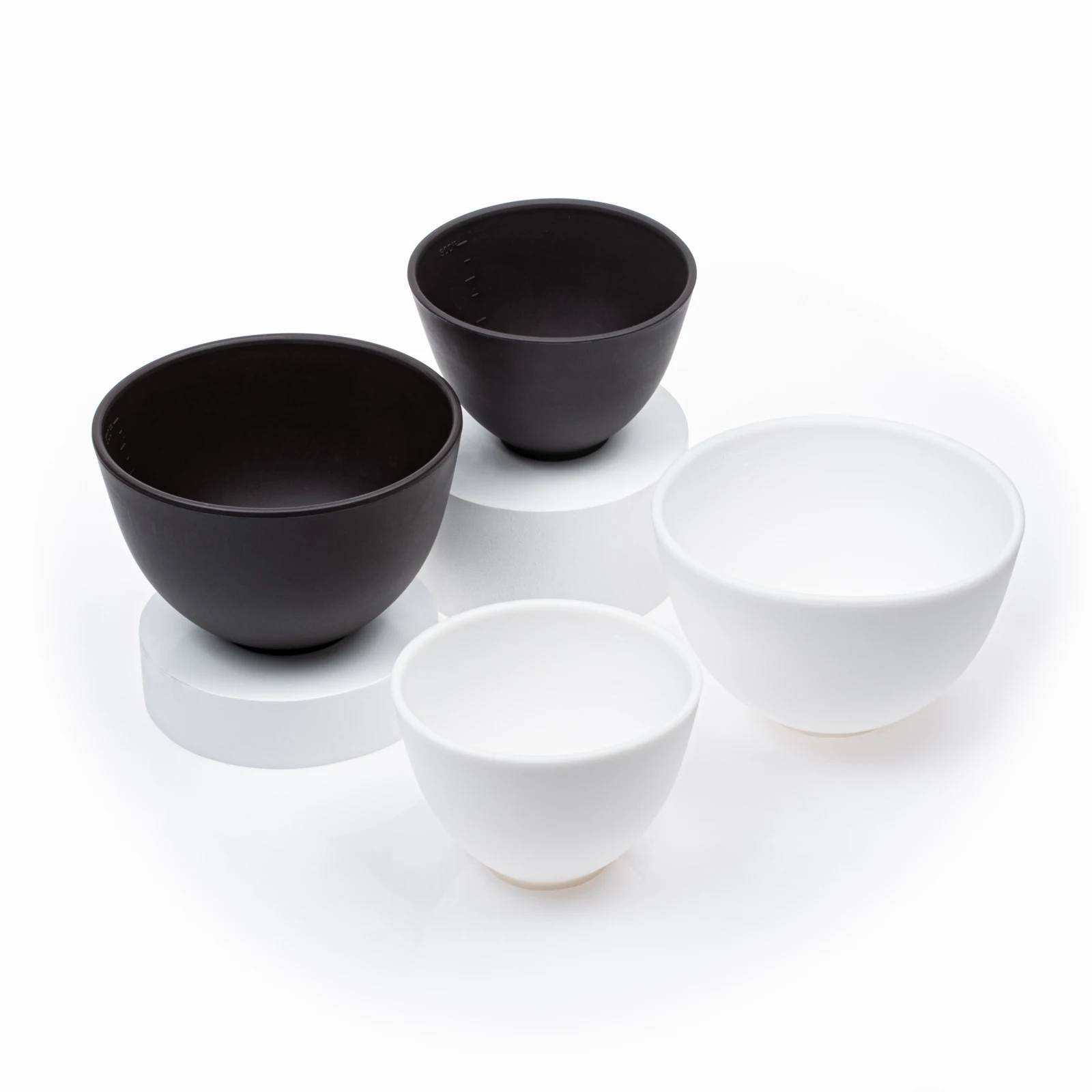 Eco-friendly Flexible face beauty spa diy Mask Mixing Bowl for Facial Mask Bowl kit cosmetic silicone mixing bowl set