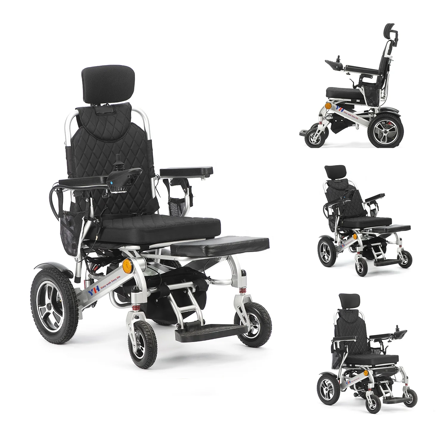 High quality electric Wheel chair Folding disabled front wheel drive wheelchair electric mobility wheelchair from factory