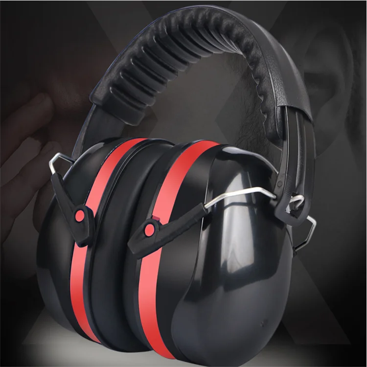 Strong Noise Reduction Hearing Protection Adjustable Sound Proof Sleeping Earmuff