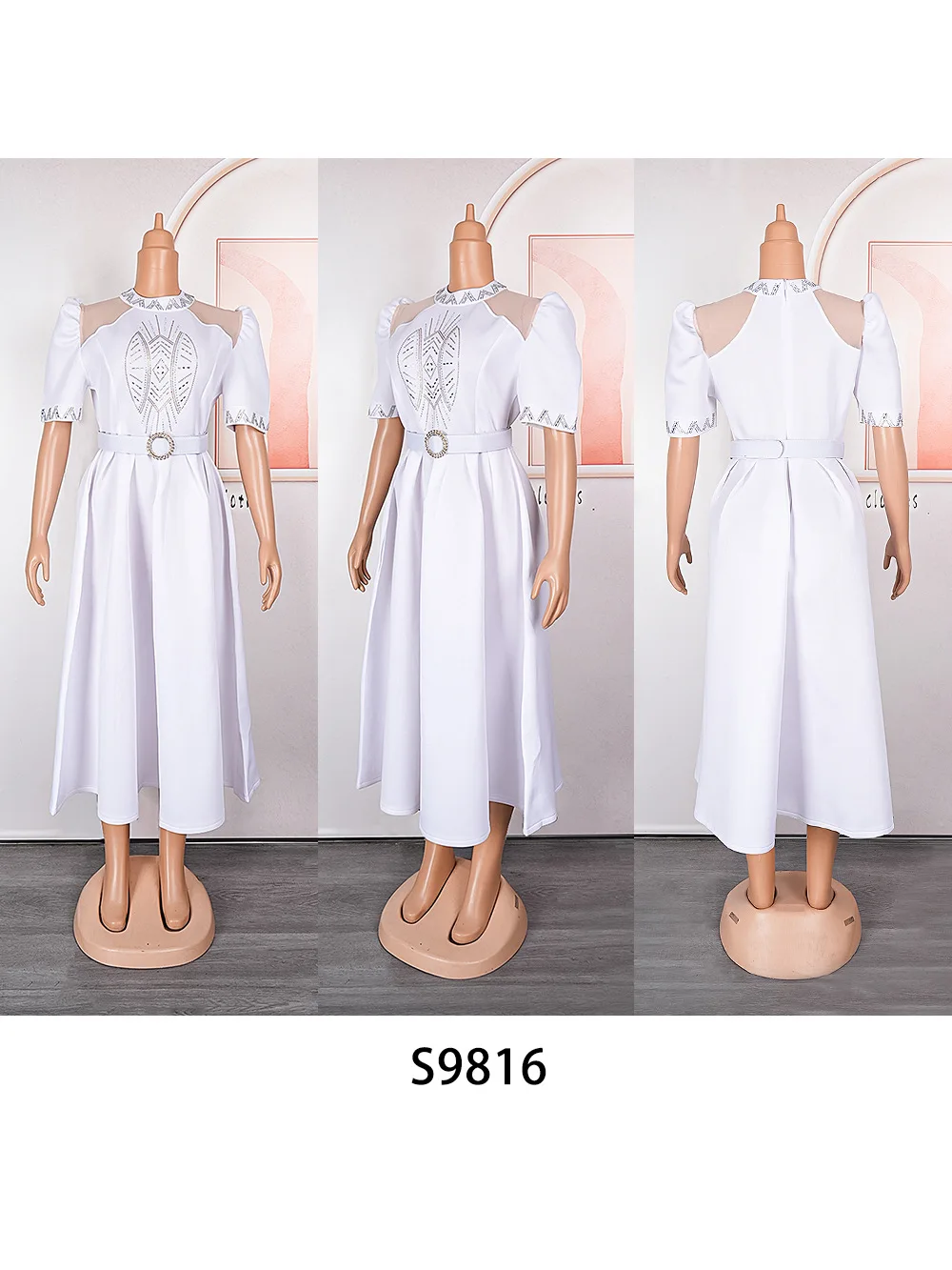 African Wedding Party Dresses for Women 2024 Elegant Luxury Evening Ankara Long Dress Plus Size Outfit Africa Clothing