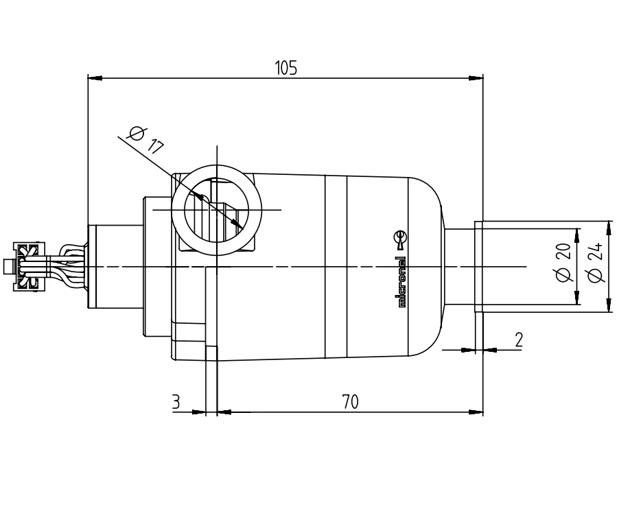 U51D4-024KX-6 84hpa 590l/min 50mm high speed blower cooling fan for cpap machine