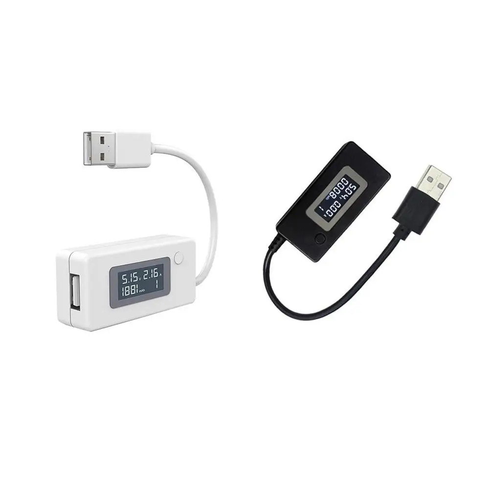 
LCD USB Voltage Amps Power Meter Tester Multimeter Test Speed of Chargers Cables Capacity of Power Banks  (62352326825)