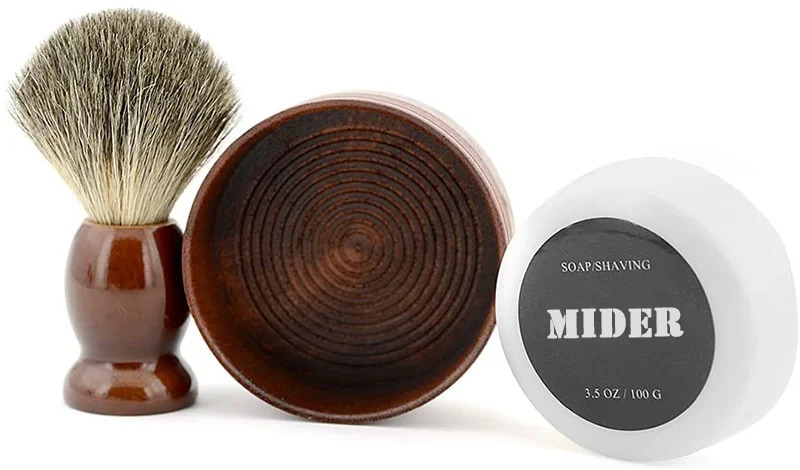 Organic Beard Balm Wax Cleansing Beard Brush  Grooming Kit Beard Cream For Mens Care