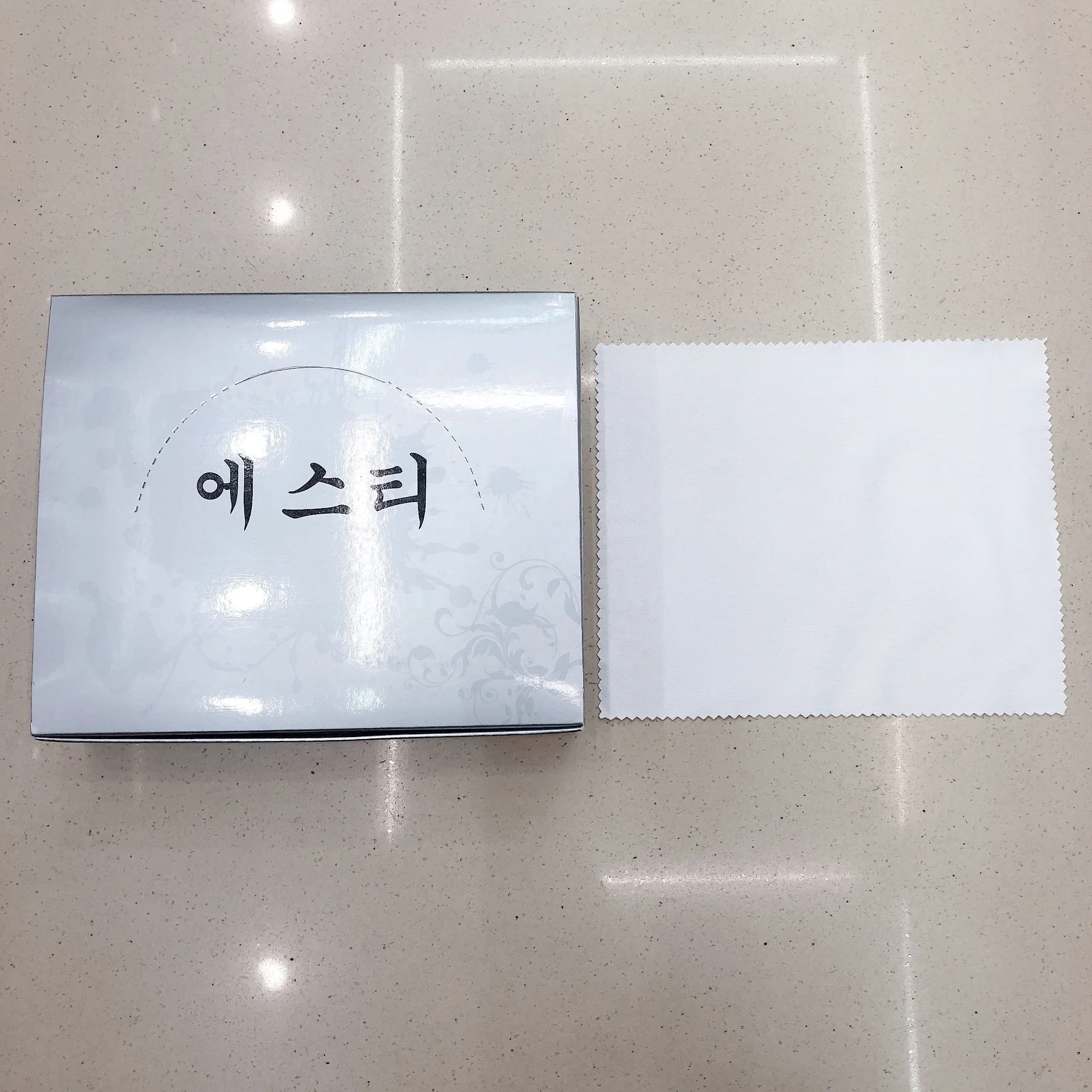 South Korea Packing White Colors Economy Sunglasses Screen Eyewear Accessories Microfiber Cleaner Cloth Cleaning Glasses Tissue