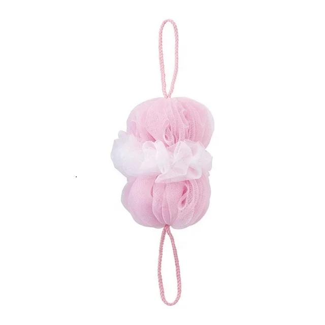 Hot Selling Colorful Mesh Shower Sponge Bath Ball Loofah Bath Ball