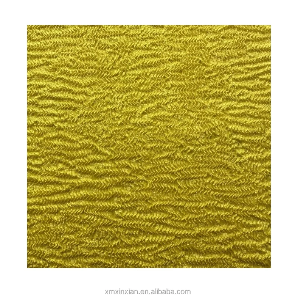 XA3295 new good stretched 400g seersucker crinkle swimwear fabric NO MOQ custom color swimsuit bikini spaghetti fabric