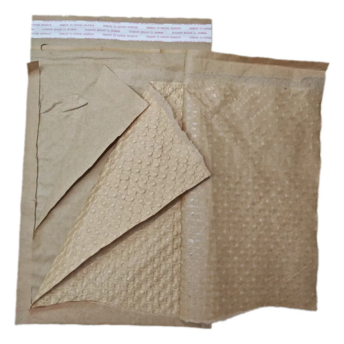 Eco-Friendly Mailing Pouch 100% Biodegradable Mail Packaging Envelopes Custom Print Logo Pure Paper Padded Mailer Shipping Bags