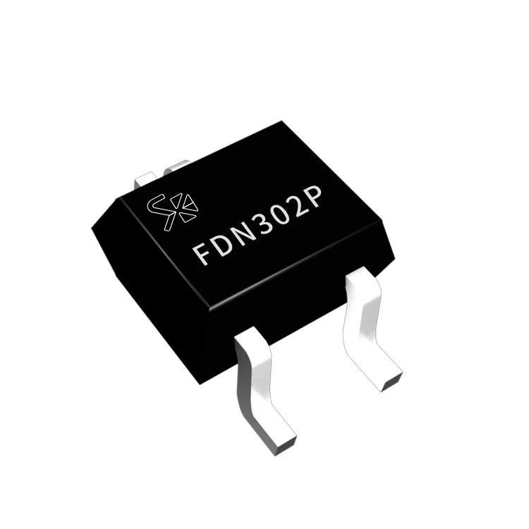 SHIKUES Mosfet P-channel FDN302P SC-59 surface mount package manufacture original Mosfet rectifier