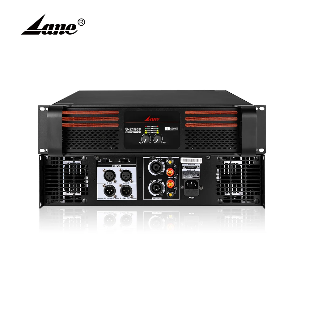 S-21500 Wholesale Products OEM&ODM 3U 2 Channel 5200 Watts Home Theater Hi Pa High Power Amplifier