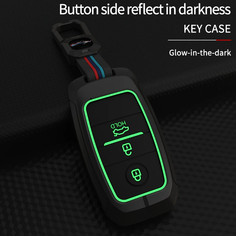 Luxury Car Accessories  Mental Silicon Car Key Cover Case For KIA Sorento 2012 2015