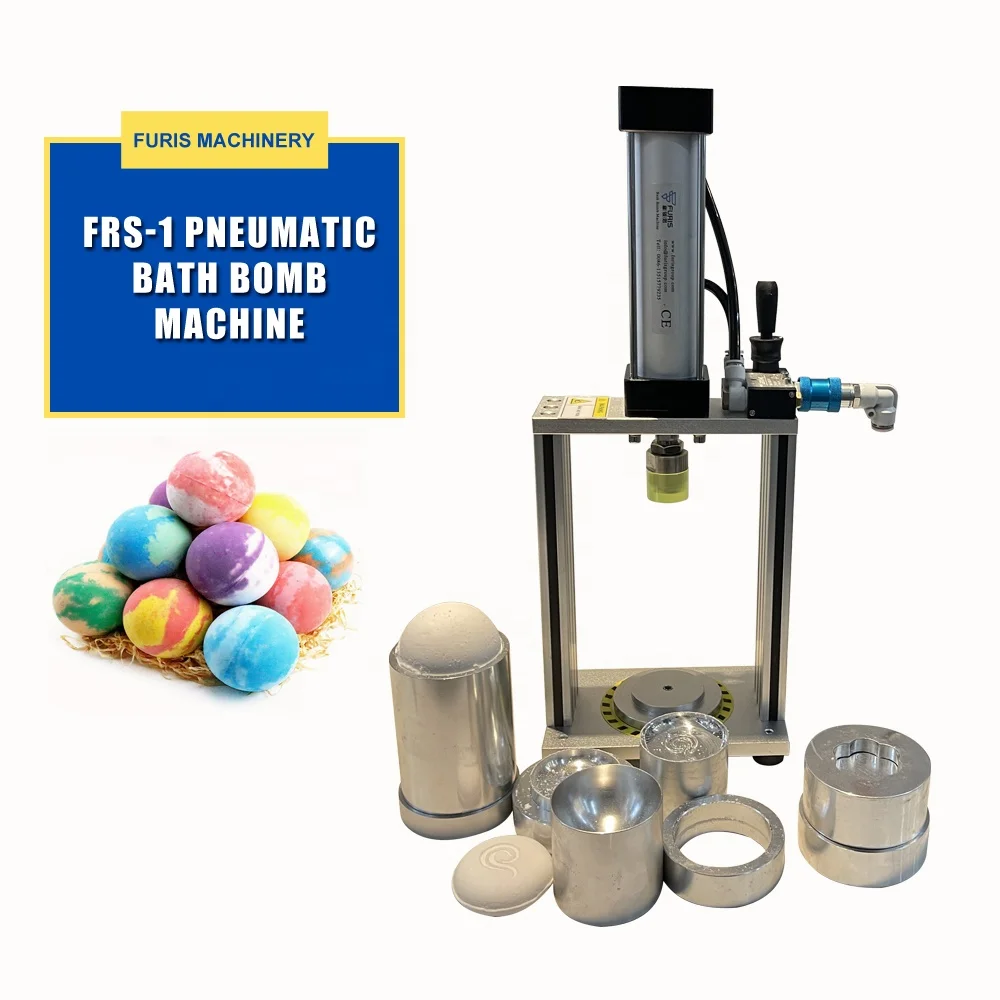 Factory Low price Bath Bomb Bombs Salt Ball Pneumatic Molds Pressing Machine Soap Shampoo Bars  Presser Made in China