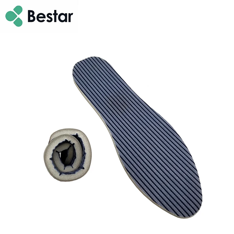 Foot pain relief Shearable anti-slip memory foam insole latex warm insole