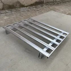 New Heavy Duty Warehouse Pallet Metal Storage Rack Warehouse Storage Logistic Steel Metal Pallet