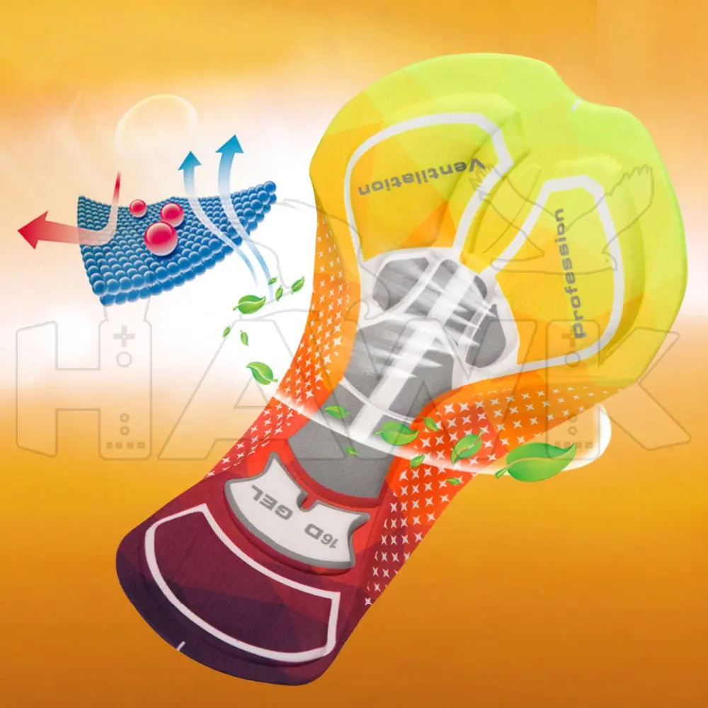 Direct Manufacturer Gel Padded Waterproof Ride Men Thermal Cycling Bib Tights