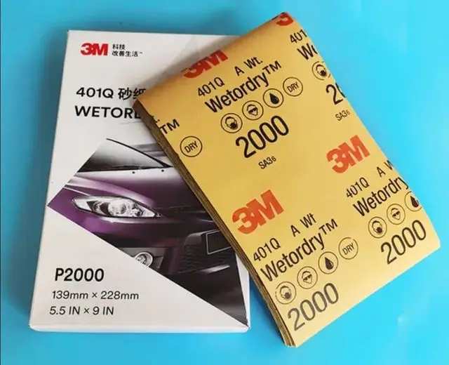 High Quality 3m Silicon Carbide Waterproof Sand Abrasive Paper Grit 60 to 2000 Wet And Dry Sandpaper Sanding Paper