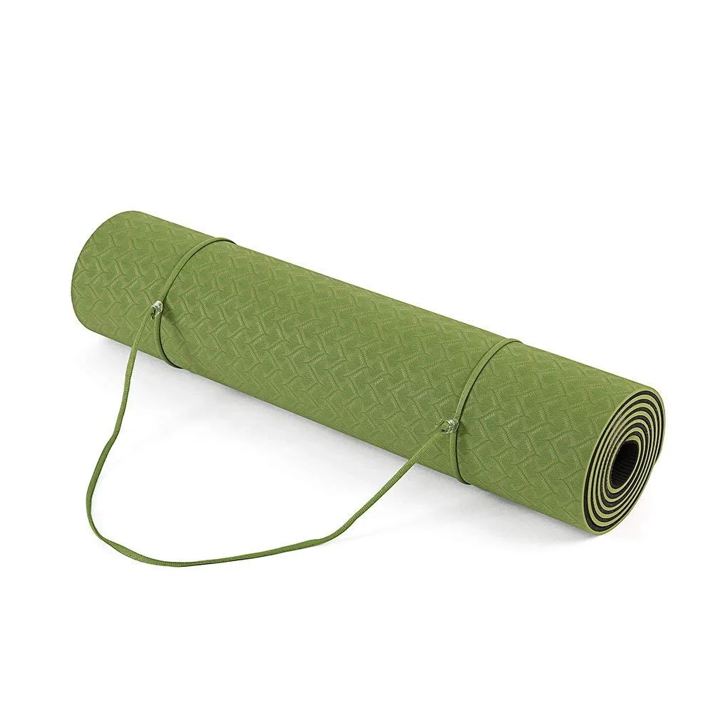 Eco friendly non-slip custom yoga mat natural rubber custom printed pilates matsAnti slip TPE yoga mat with print