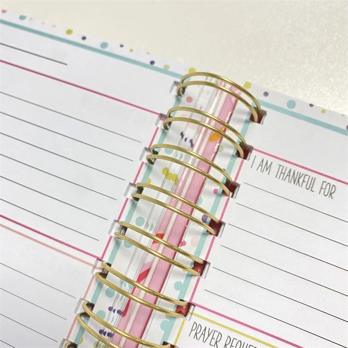 2021 New Design Colorful Small Square Rectangular Planner Agenda Notebook kawaii notebook