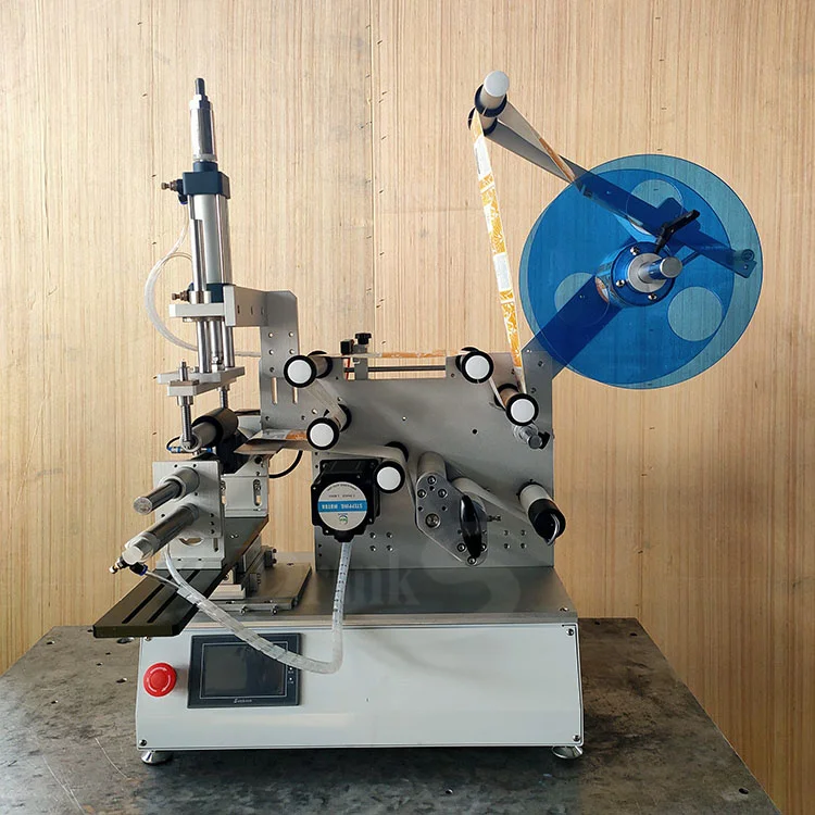 Factory Jar Round Bottle Labeling Machine Semi Automatic Label Equipment Manual Sticker Label Machine for Plastic Glass Bottle