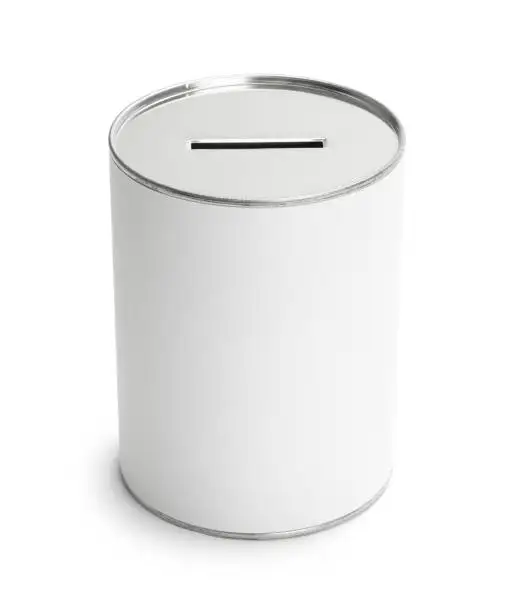 scatola tubo Collection Boxes Ticket Box Paper Tip Container cardboard donation box 4.5 inch Paper Tube Coin Bank