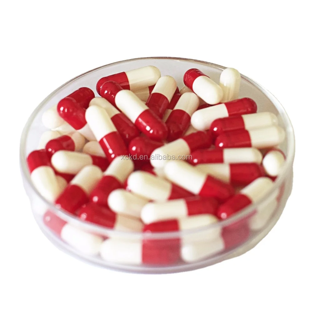 Red/Blue/Green White Wholesale High Quality Halal  Empty Bovine Gelatin Capsules size 000 00 0 1 2 3 4