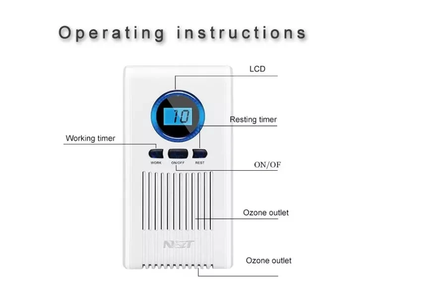 Озонатор для домашней кухни, озонатор для еды, бытовой прибор, генератор озона для воздуха, воды, еды и посуды