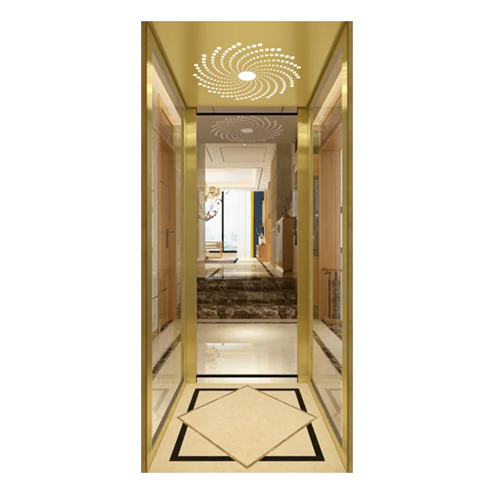 Luxury Design Villa Use Elevator High Quality Indoor Sightseeing Style Home Lift