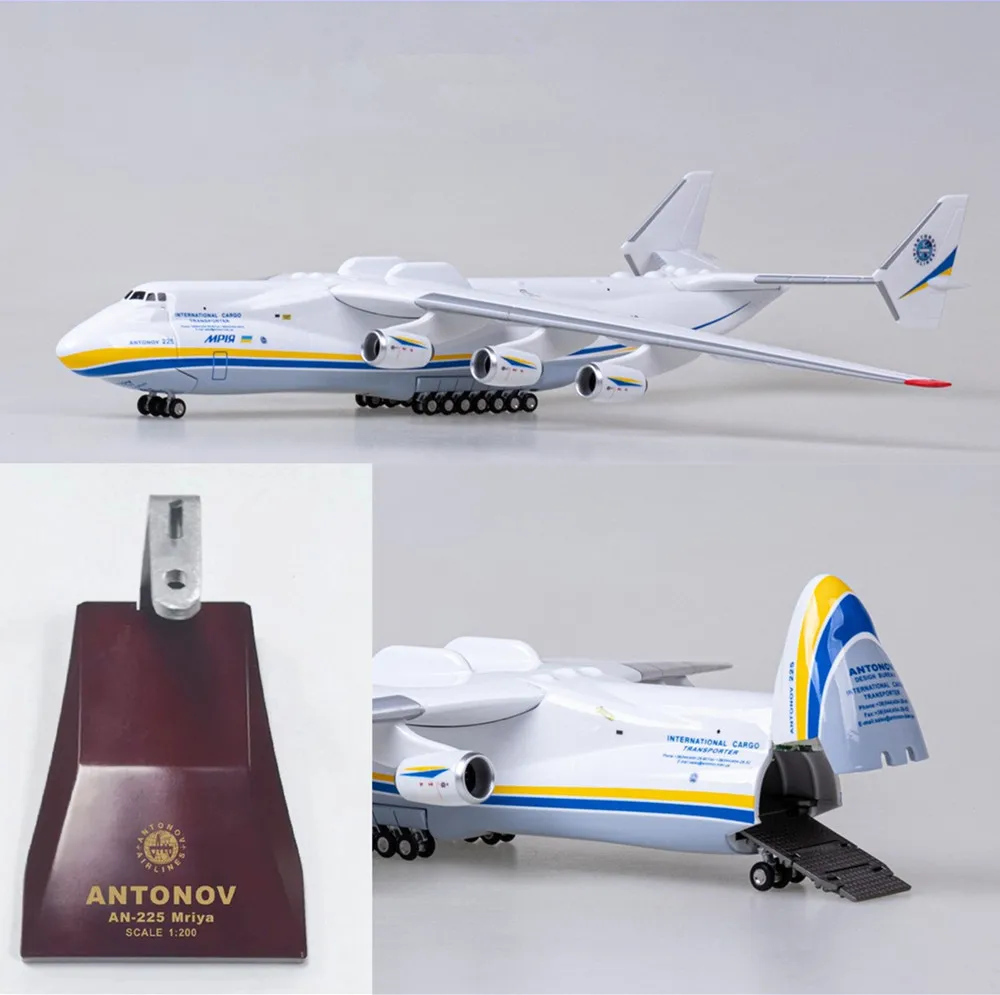 Hot New Year Gifts & Crafts Gift Items Scale 1:200 42cm Antonov AN-225 Mriya Aircraft Airplane Model