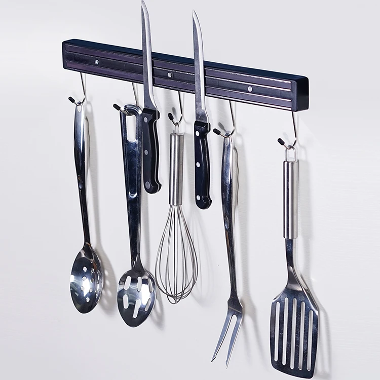 Wall Mounted Kitchen Tool Storage Rack 13 18 24 Inch Stainless Steel Magnetic Knife Holder