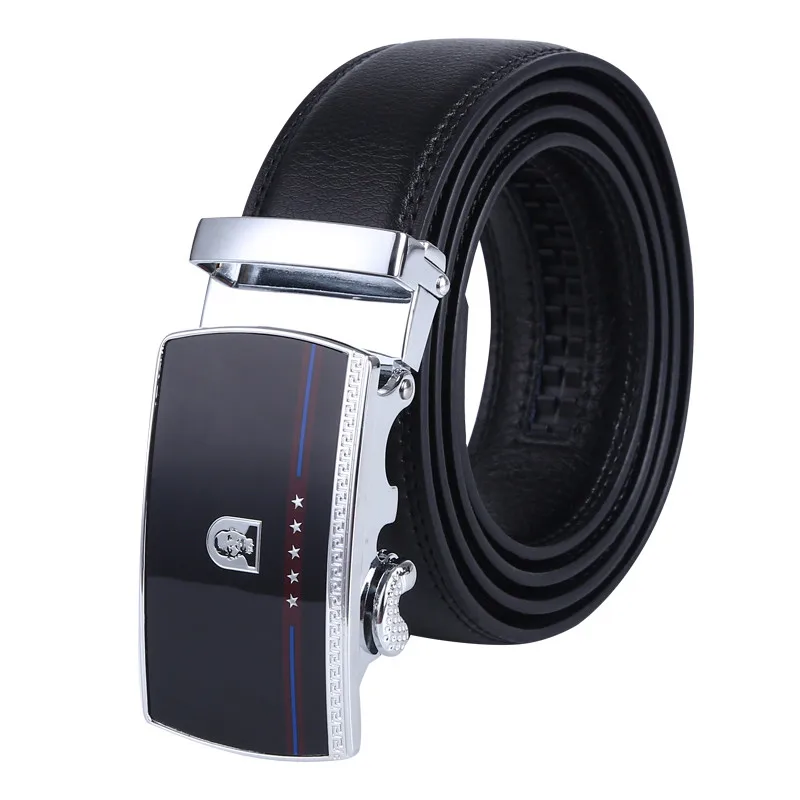 New wholesale brand design full cowhide leather fashion man custom belts for men