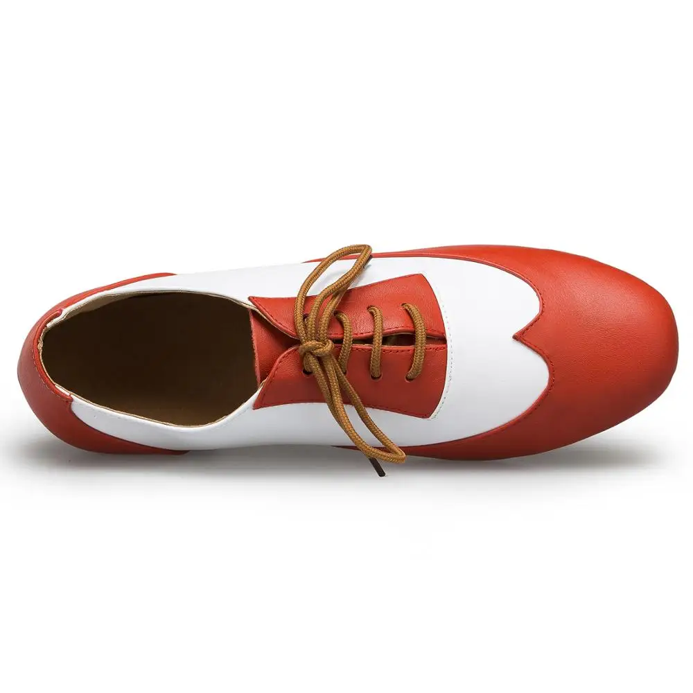 Wholesale L177 Genuine Leather  Material Red with a Height of 4.5 cm Latin Man Dance Shoes