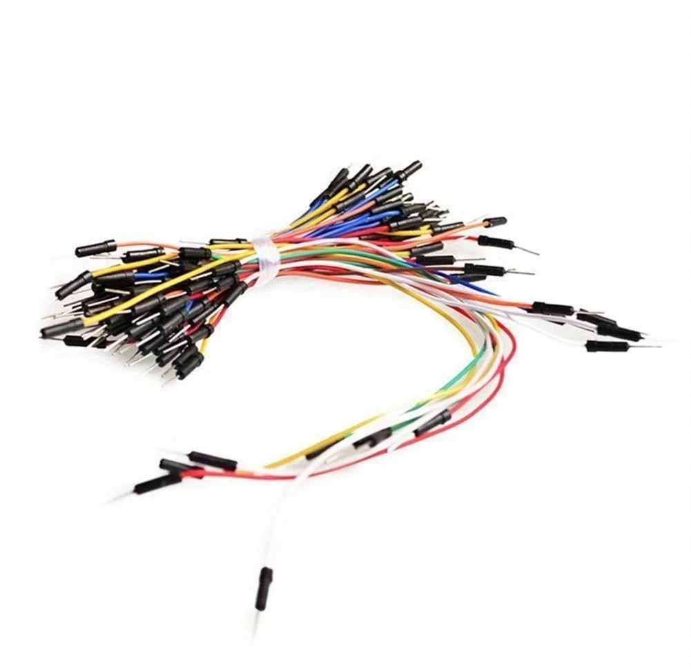 65pcs Solderless Flexible Breadboard Jumper Wires Cable M/M Male to Male for  R3 MEGA