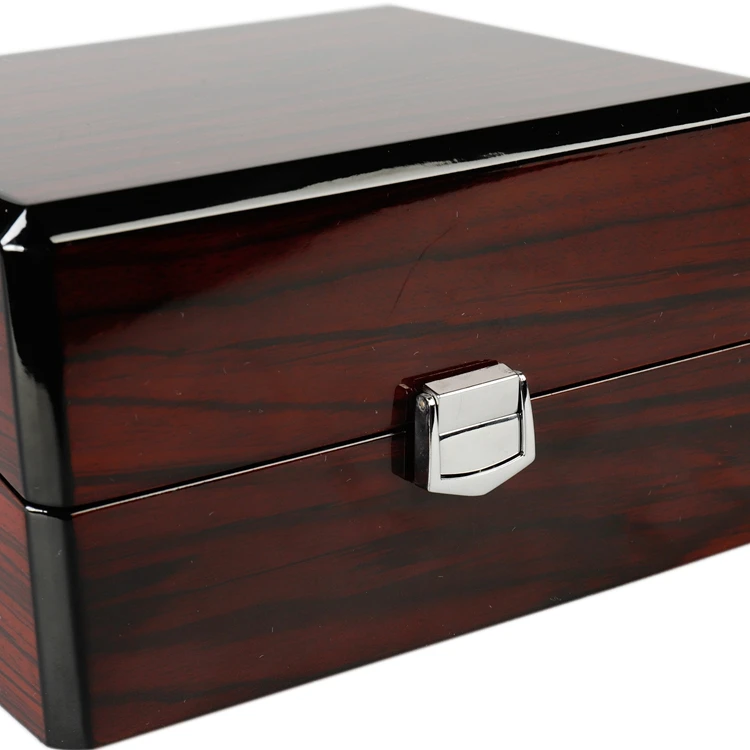 Storage Lid Boxes Men Gift Watch Wood Box High Glossy Custom Box Logo Packaging Wooden Color Paint 100 Pcs DSO1013 Accept CN;GUA