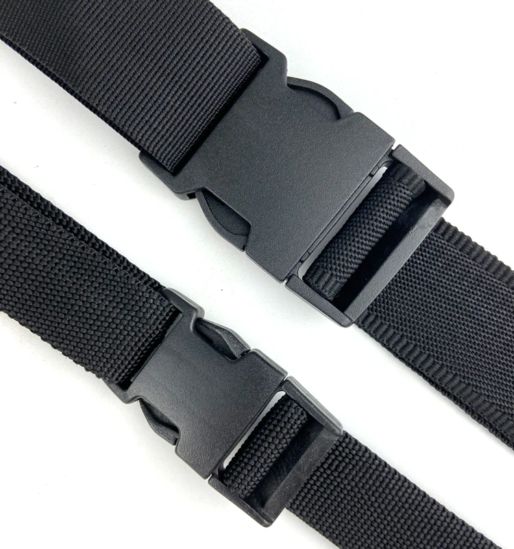 Bag Hanger Fixed Single Adjustable Quick Side Release Plastic Buckle Black POM Plastic Strap Belt Buckle for Bicycle