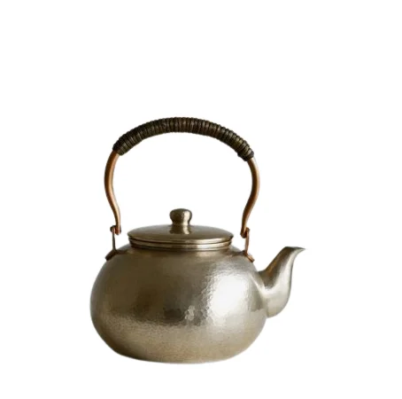 Silver Finished Metal Kettle For Tea Coffee Handmade Kitchen Tabletop Tea Kettle Tea Pot At Low Price