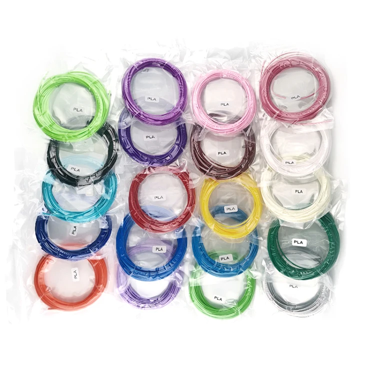 Wholesale Price PLA filament 1.75mm 3m Filament 3D Pen High Quality 1.75mm 1KG PLA TPU PETG PCL 3D Printer 3D Filament