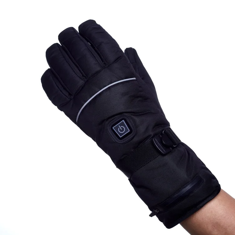 Зимние уличные перчатки с электроподогревом на заказ, теплые водонепроницаемые ветрозащитные лыжные перчатки Thinsulate 3M