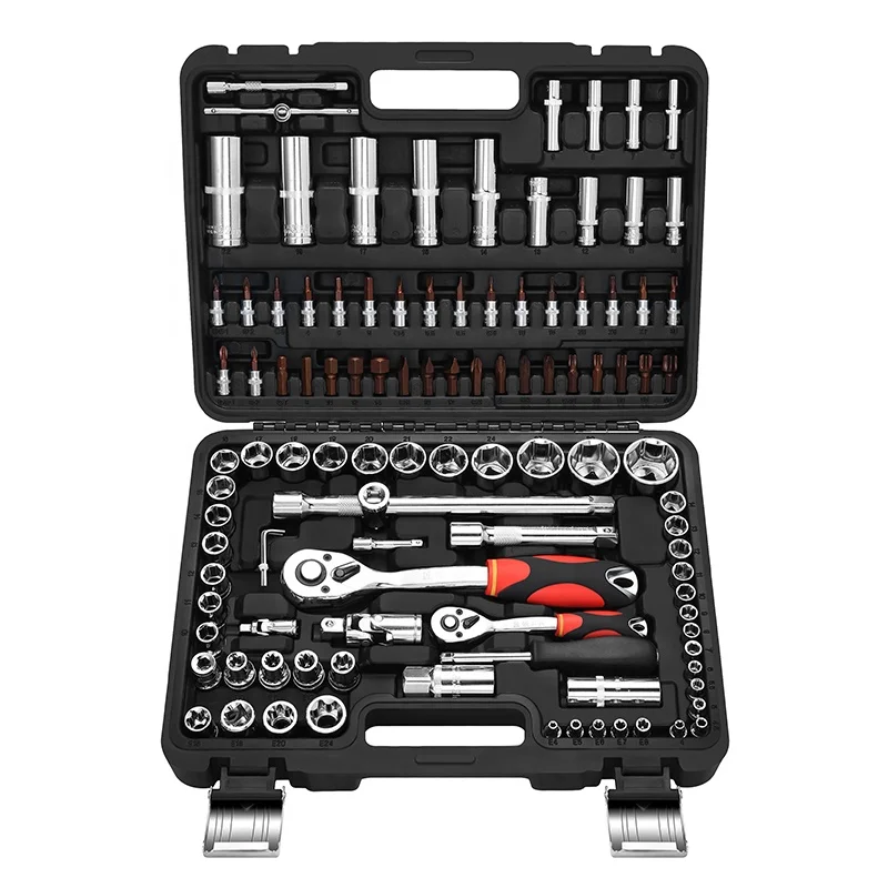 108 piece mechanic tools full automotive set auto repair set diy tool wrench socket hardware tool