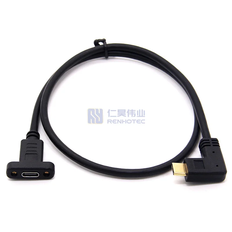 Mini Usb To Type C Screw 3M Usb3 Micro B Active Optical Industrial Camera Data Cable For Machine Vision