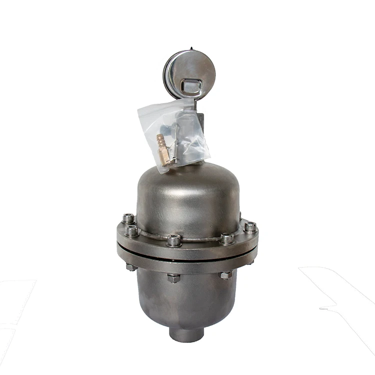 Hephis Stainless Steel Pulsation Damper Airbag Type Pulse Damper For Water Treatment Plants Dosing Pump Fittings
